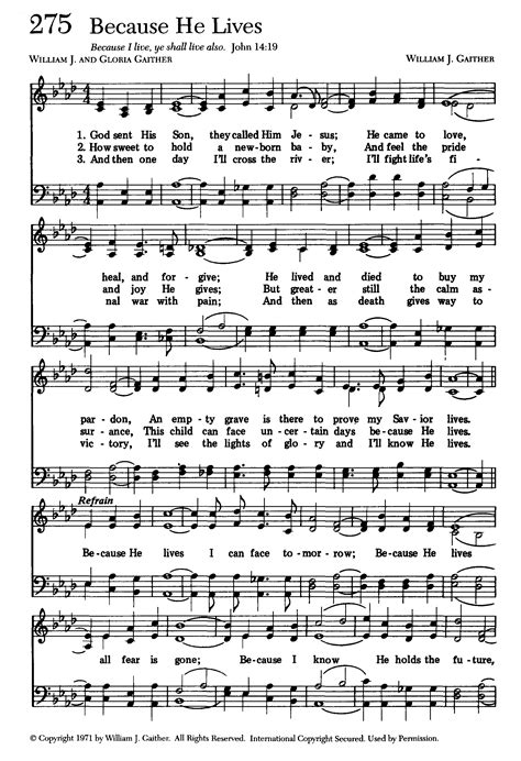 Contains lyrics for all 86 hymns, listed alphabetically by title, complete with page numbers and an index. . Free printable hymn lyrics